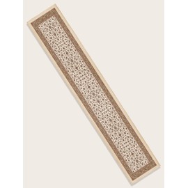 QWINEE - Camino de mesa de granja clásico con patrón de flores, camino de mesa de centro para el hogar rústico, mesa de comedor, multicolor, 13 x 63 pulgadas