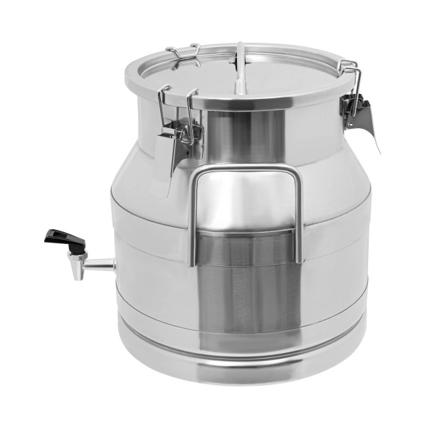 5.28 Gal 201 Stainless Steel Milk Jug With A Faucet