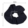 Large Solid Scrunchie - Set of 6-Navy Olive Burgundy