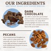 Chapel Hill Toffee, 4 Dark Chocolate Covered Pecan Toffee Squares