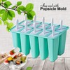 Silicone Popsicle Molds 10 Pcs Ice Pop Maker Molds with