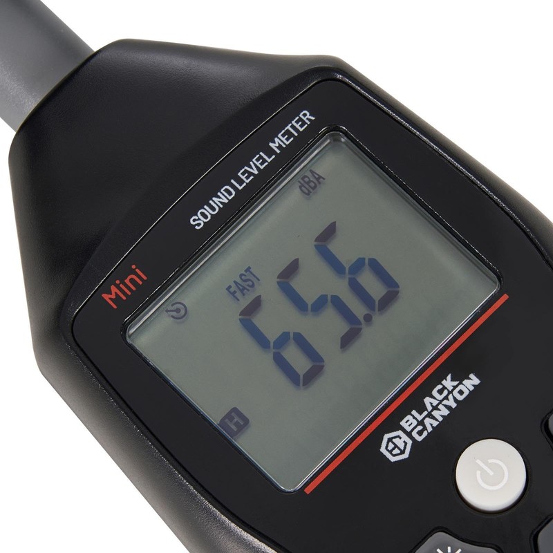 BLACK CANYON Sound Level Meter – Digital DB Meter, Sound