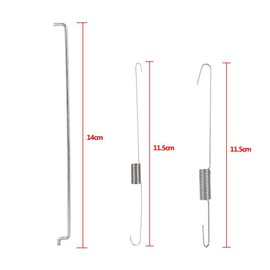 Fdit 2 Juegos Metal Regulador de Velocidad de Retorno del Acelerador de Resorte Varilla de Enlace de Alta Estabilidad para Motores GX140 GX160 GX200