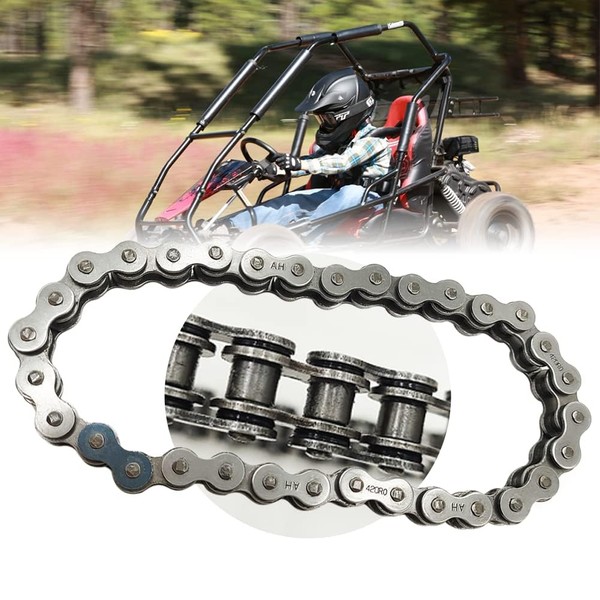 QYMOTO KT196 O-Ring Drive Shaft Chain Go Kart Chain 420