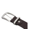 LINDENMANN Men's Leather Belt, Full Cowhide Leather, XXL, Buffalo Leather,