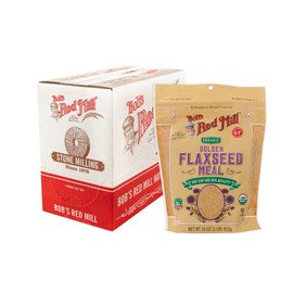 Bob's Red Mill Organic Golden Flaxseed Meal, 16oz (Pack of 4) - Non GMO, Vegan, Paleo Friendly, Keto Friendly, Kosher