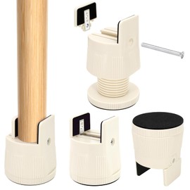 Yinnhom Table Height Adjustment, 2.6 - 3.5 inches (6.5 - 9 cm) Raise Table, Legs / Joint / Desk Height Adjustment, Kotatsu Height Adjustment Fixture, For Sofa / Bed / Furniture / Legs Set of 4, Load