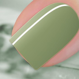 BURANO Gel Nail Polish, Gel Gel Polish 15ml Gel Colors Gel Neon Gel Soak Off UV Led Nail Lamp Gel Polish 1 Bottle 0.5 Oz Nail Art DIY Home Hot Color Nails (Olive Green 55)