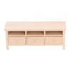Miniature TV Cabinet Simulation Drawers Design Decorative Wooden Furniture Model