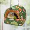 Wontee Bird Nest House Winter Warm Snuggle Hut Bird Bed