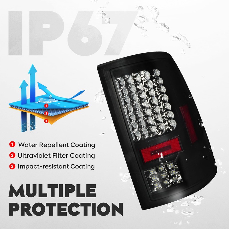 Cenfeild Tail Lights Assembly [LED Kit] + 3rd Third Brake