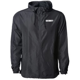 FTD Apparel Men's Lightweight Windbreaker Security Jacket with Lanyard - XXL