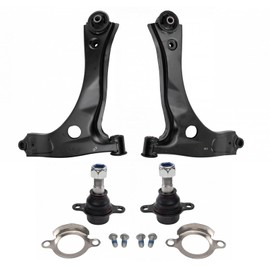 TRQ Front Control Arm with Ball Joint Set Compatible with 2015-2019 Ford Transit-150 Transit-250 Transit-350 Transit-350 HD