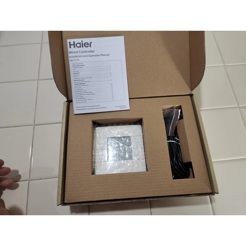 Haier QACT17A GE Wired Controller 0150401852F Thermostat Non-Programmable