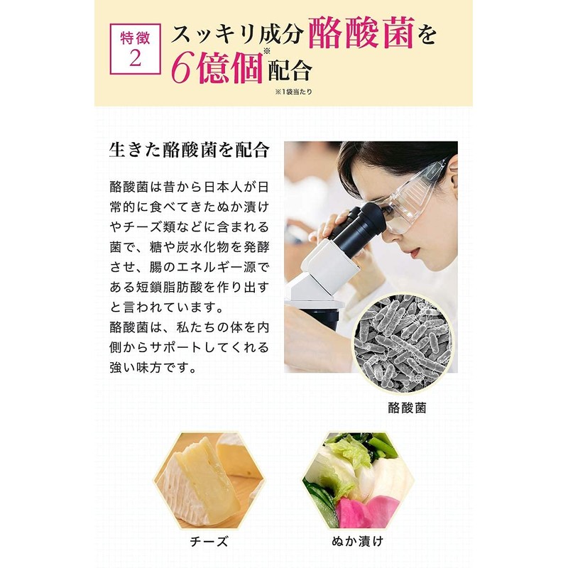 ドッサリズムS 酪酸菌 6億個 乳酸菌 17種類 善玉菌 サプリメント ラクトフェリン ビフィズス菌 フラクトオリゴ糖