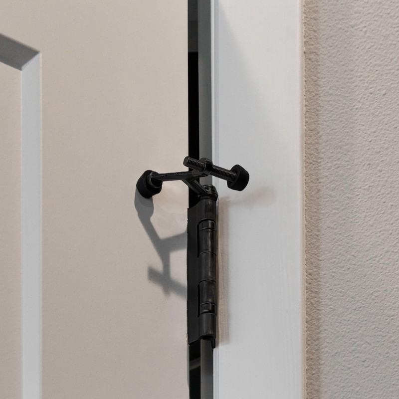 Hinge Pin Door Stop Wall Protector with Rubber Tip, Design