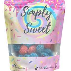 Super Sour Blue Razz Cherry Fusion Gushyz — Tangy & Chewy Candy Snack with Bold Fruit Flavor, Perfect for Sour Candy Lovers & On-the-Go Treats