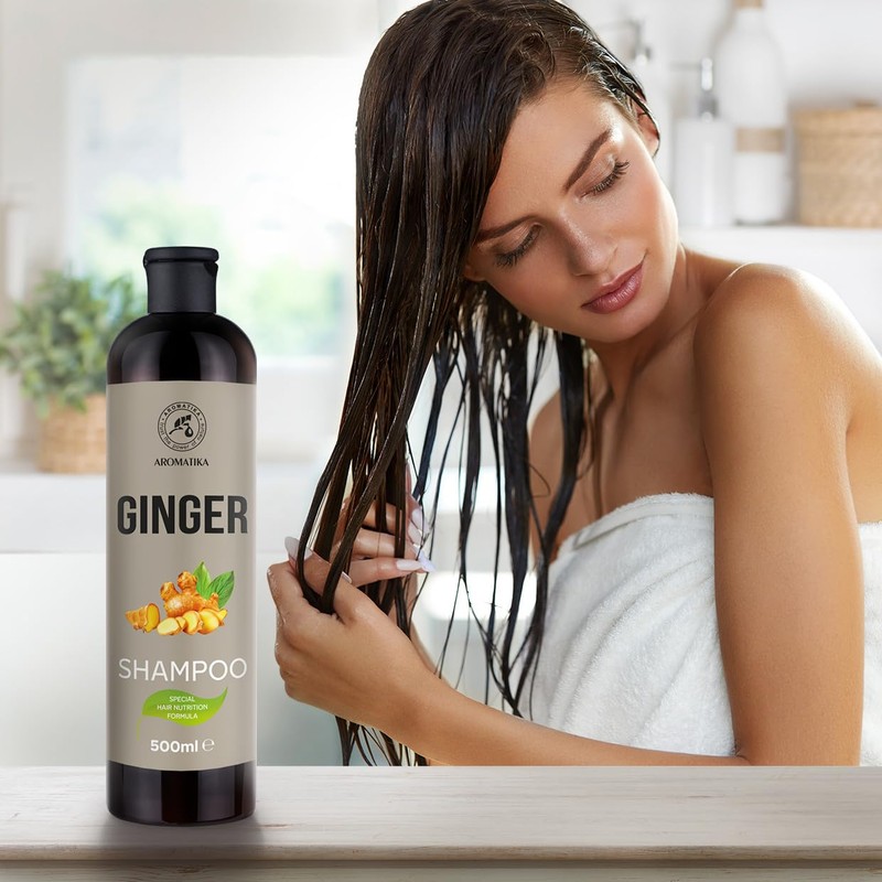Ginger Shampoo 500 ml - Shampoo with Ginger Essential Oil