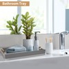SXNOWS Wood Serving Tray with 2 Sets of Handles,Large Ottoman