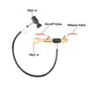 CO2 Cylinder Refill Adapter with Hose for Sodastream Filling G1/2