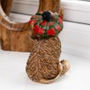 Darthome Tartan Highland Cow Boy Figurine Red Sitting Scottish Animal