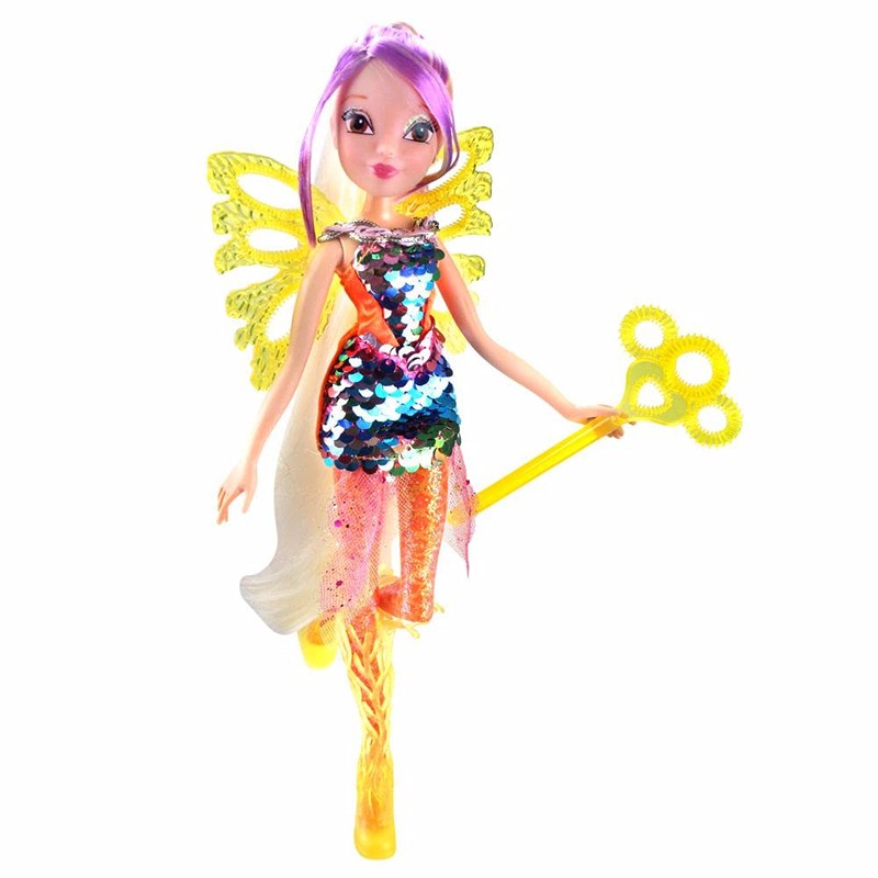 Winx Club Stella Sirenix Fairy Bubble Doll Fairy 28 cm