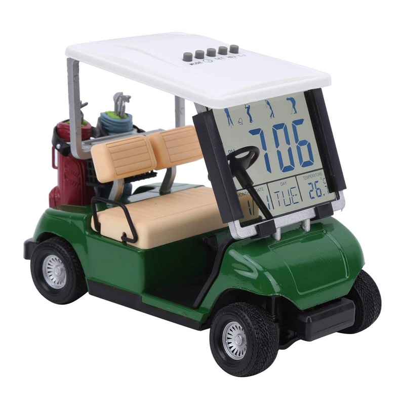 Golf Gift, Exquisite LCD Display Solid Golf Perpetual Calendar Cart,