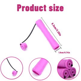 GXGM 20 Pieces Hair Perm Rods Plastic Cold Wave Rods Perm Rods Curlers for Hairdresser Styling 19 x 83 cm