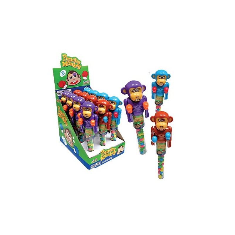 Kidsmania Punchy Monkey Candy Dispenser (Pack of 12)