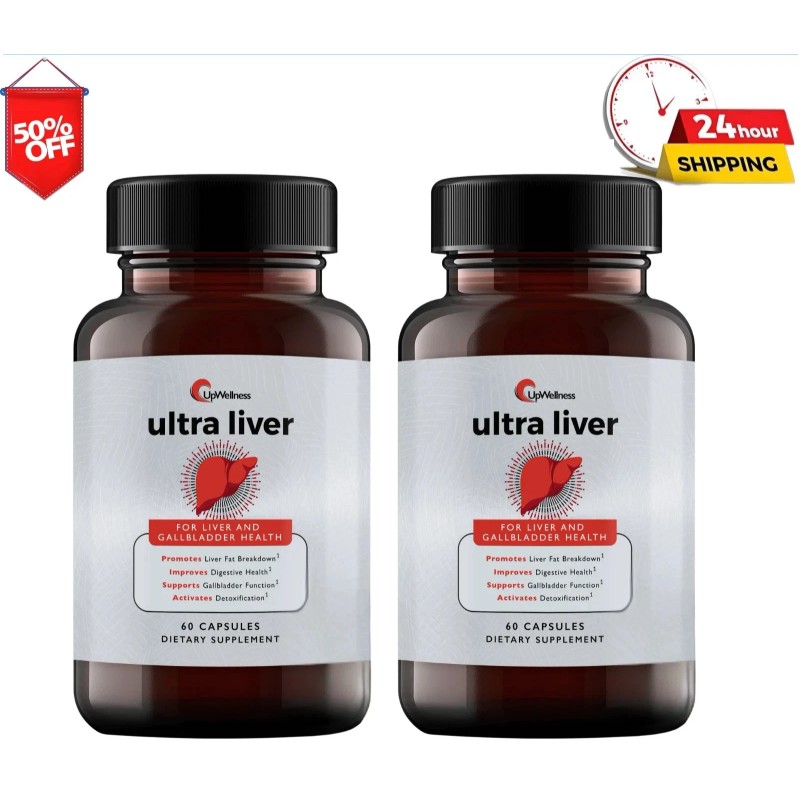 UpWellness Ultra Liver Supplement for Liver Health and Gallbladder Support