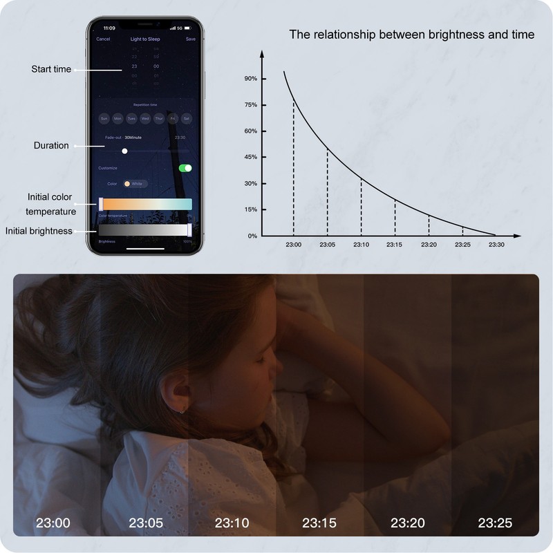 Smart Ceiling Light WiFi 25W Cold and Warm Light RGB