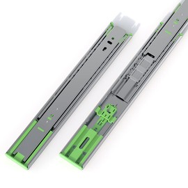 FivePears 2 Pairs 12 Inch Heavy Duty Soft Close Drawer Slides, 150 Lb Load Capacity Full Extension Ball Bearing Side Mount Drawer Runner, Rv Tool Box Kitchen Cabinet Drawer Self Closing Glide Rails