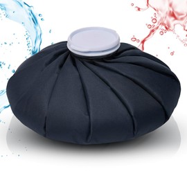 IEA Medical Cold and Warm Bags, for Hot and Cold Treatment, Heat Bag, Ice Pack for Cold Therapy, Cooling Pad, Hot Water Bottle, Cooling Pads, Reusable, 23 cm Diameter, Blue