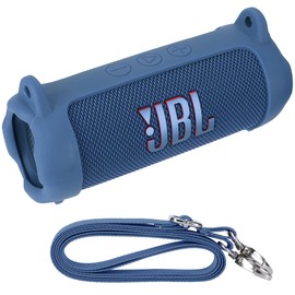 Peyyargo Silikonhülle Tragetasche Case für JBL Flip 7 Tragbarer Lautsprecher