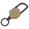 Magnetic Retractable Keychain Stainless Steel Wire Easy Pull Buckle Carabiner