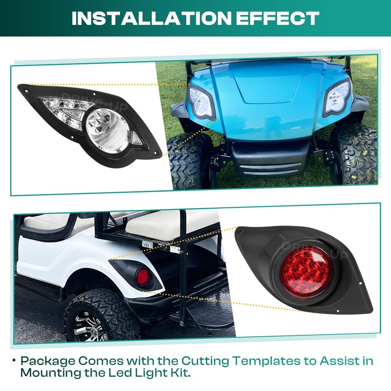 Drive-up Golf Cart LED Light Kit for Yamaha G29 2007-2016