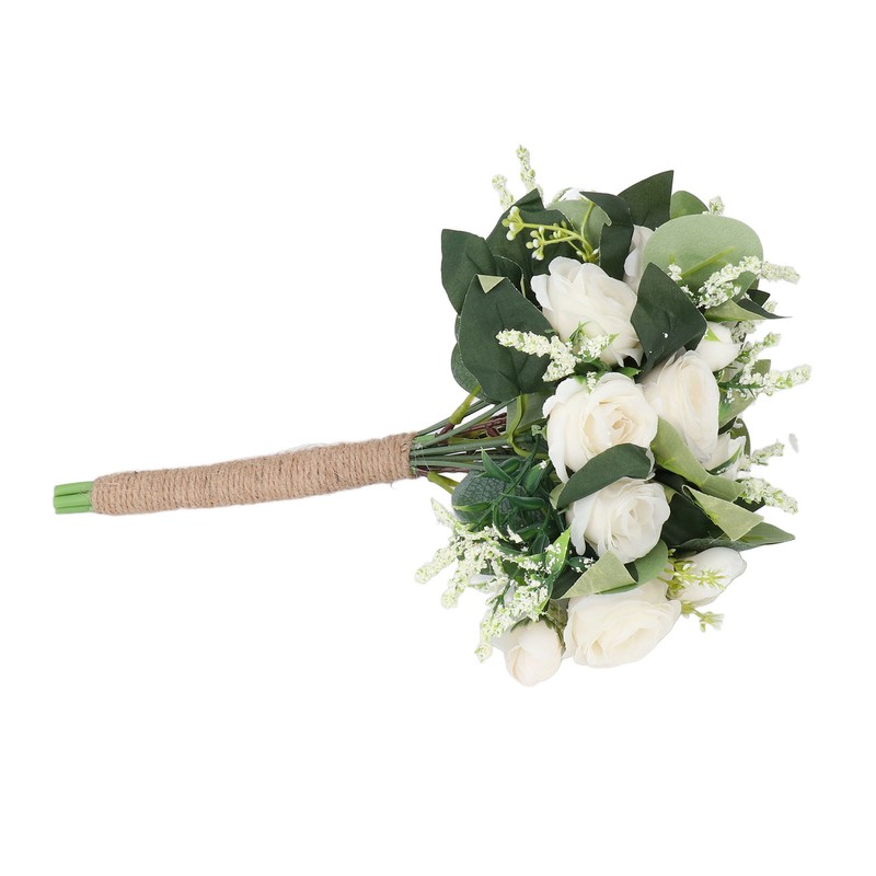 Wedding Bouquet Artificial Fake Flower Bouquet Romantic Bridal Hand Bouquet