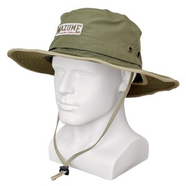 Mazume Sunshade Hat Olive Regular (22.4 - 24.0 inches (57 - 61 cm)