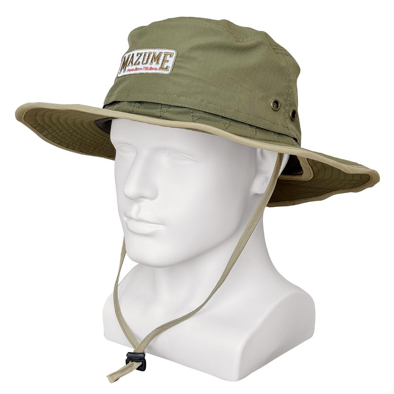 Mazume Sunshade Hat Olive Regular (22.4 - 24.0 inches (57