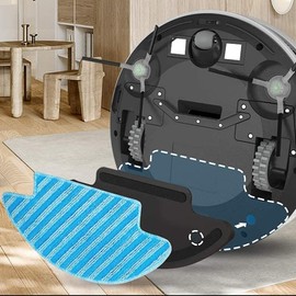 GYing Accessories for Lefant M210/M210B/M213 Robot Vacuum Cleaner, Accessories For The Wiping Function 2 Mop Cloths and 1 Holder