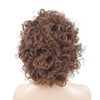 Wiginway Short Curly Synthetic Wigs Women Costume Wig Natural Looking,