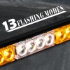 cshauauto 35" LED Emergency Strobe Light Bar Rooftop Warning Traffic
