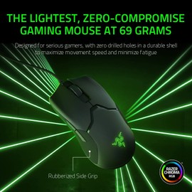Razer Razer Viper - Mouse Gamer Ambidiestro Negro StandardWindows Vista; Windows XP; Mac; Linux