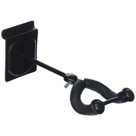 Performance Plus EH180S-10 Electric Guitar Hanger - Skateboard Holder, 180º Swivel 5" Long for Slatwall