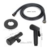 G1/2 Black Stainless Steel Handheld Toilet Bidet Sprayer Set Attachment