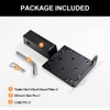 lifgarfe Universal Trailer Winch Plate Hitch Mount Winch Cradle Mounting