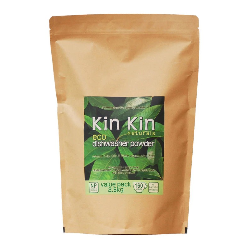 Kin Kin Naturals Eco Dishwasher Powder - Lime & Lemon