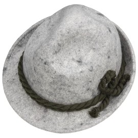Dreispitz Kids Wool Felt Hat alpine hat wanderer´s hat (51 cm - grey)