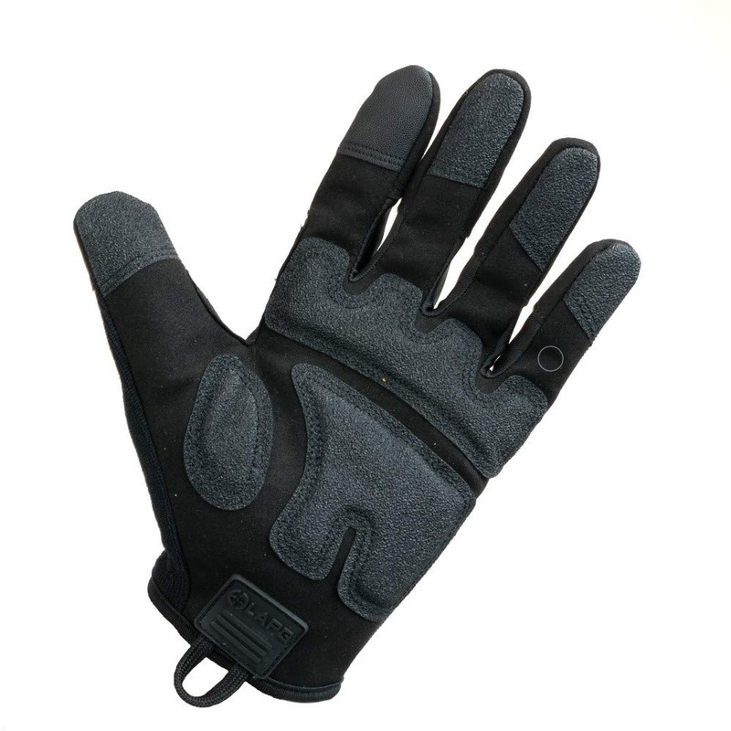 LA Police Gear KP Impact Protection Glove, Rubber Knuckle Impact