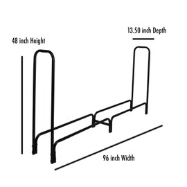 Panacea 15205 8-Foot Deluxe Log Rack with Cover